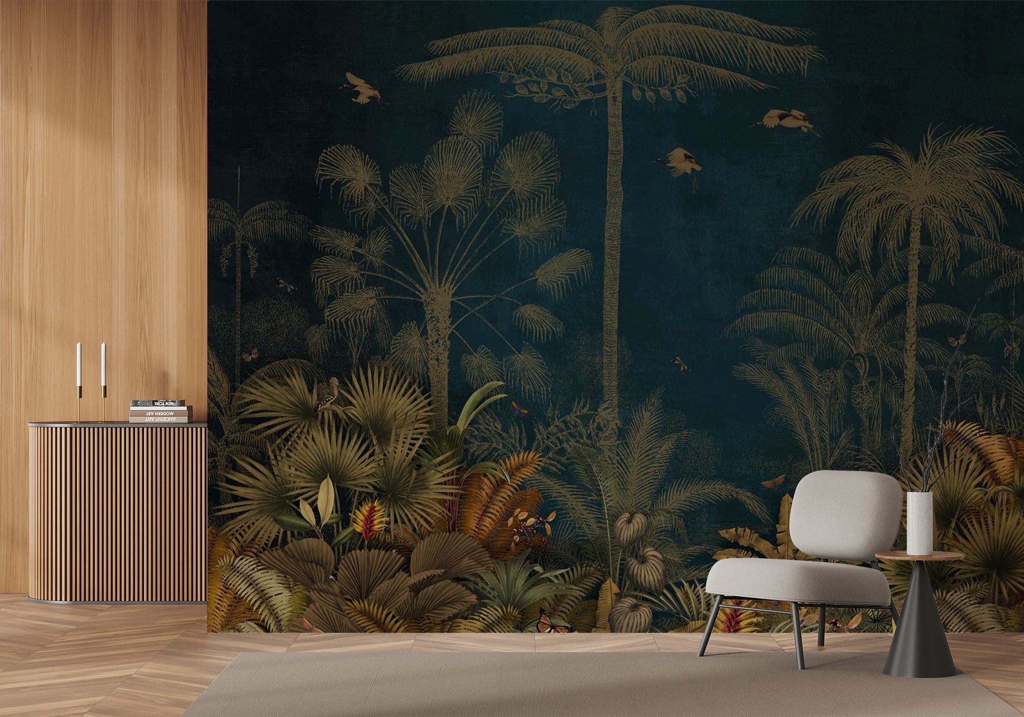 décor mural sur mesure jungle francais muralconcept