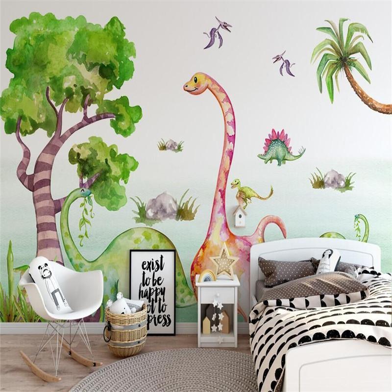Buntes Dinosaurier Tapete
