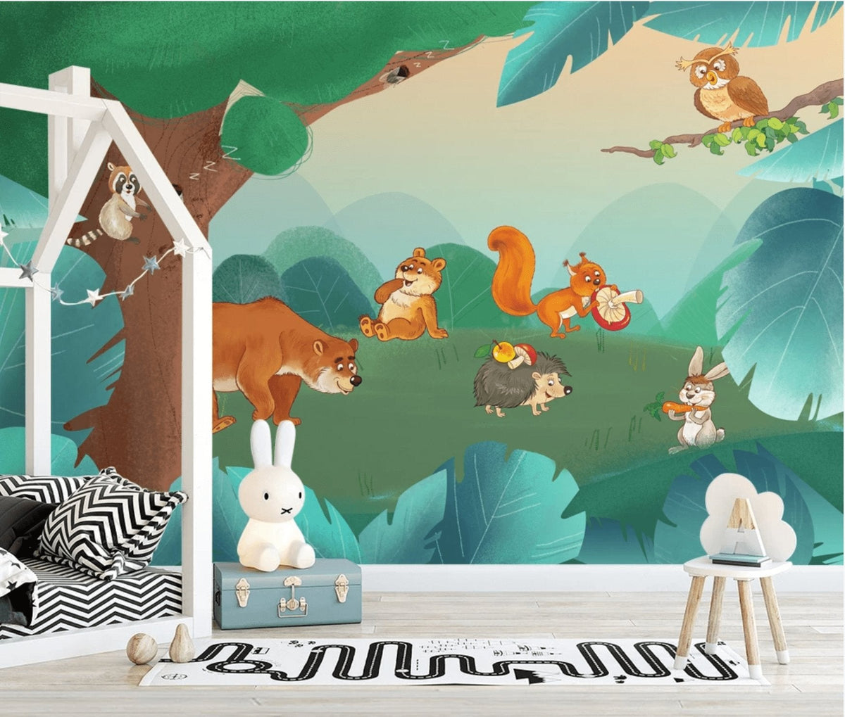 Friends of the forest wallpaper for kids