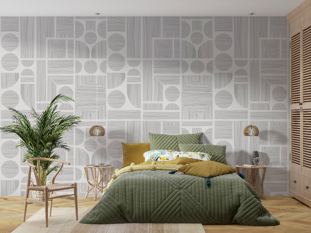 Papier peint artistique graphline - papier peint sur mesure francais - muralconcept