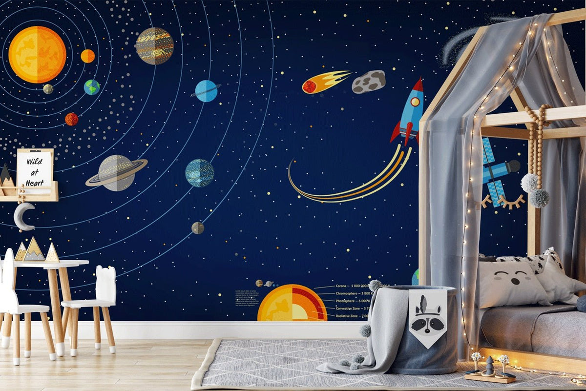 Papier peint astronaute univers galaxy