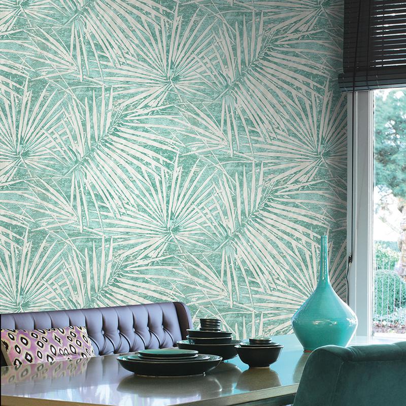 Papier peint Fleur de Palmacés Scandinave - papier peint sur mesure francais - muralconcept