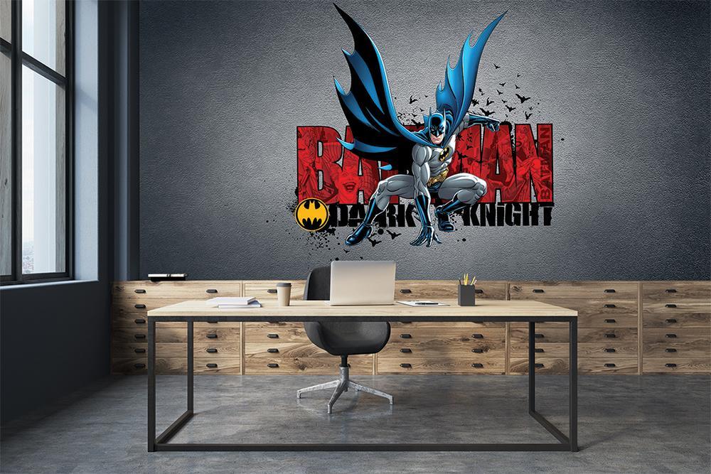 Panorama-Tapete Held batman Landung dark night logo