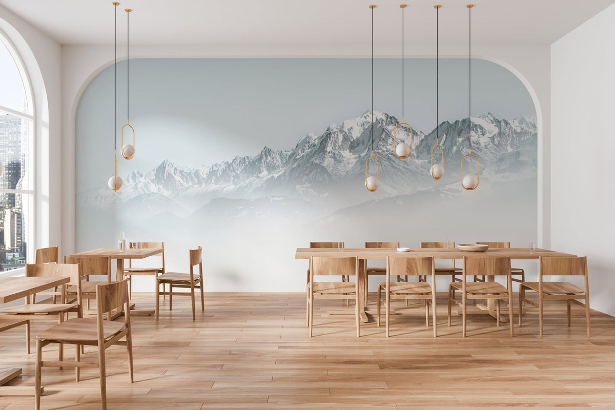 Tapete Mont Blanc im blauen Dunst
