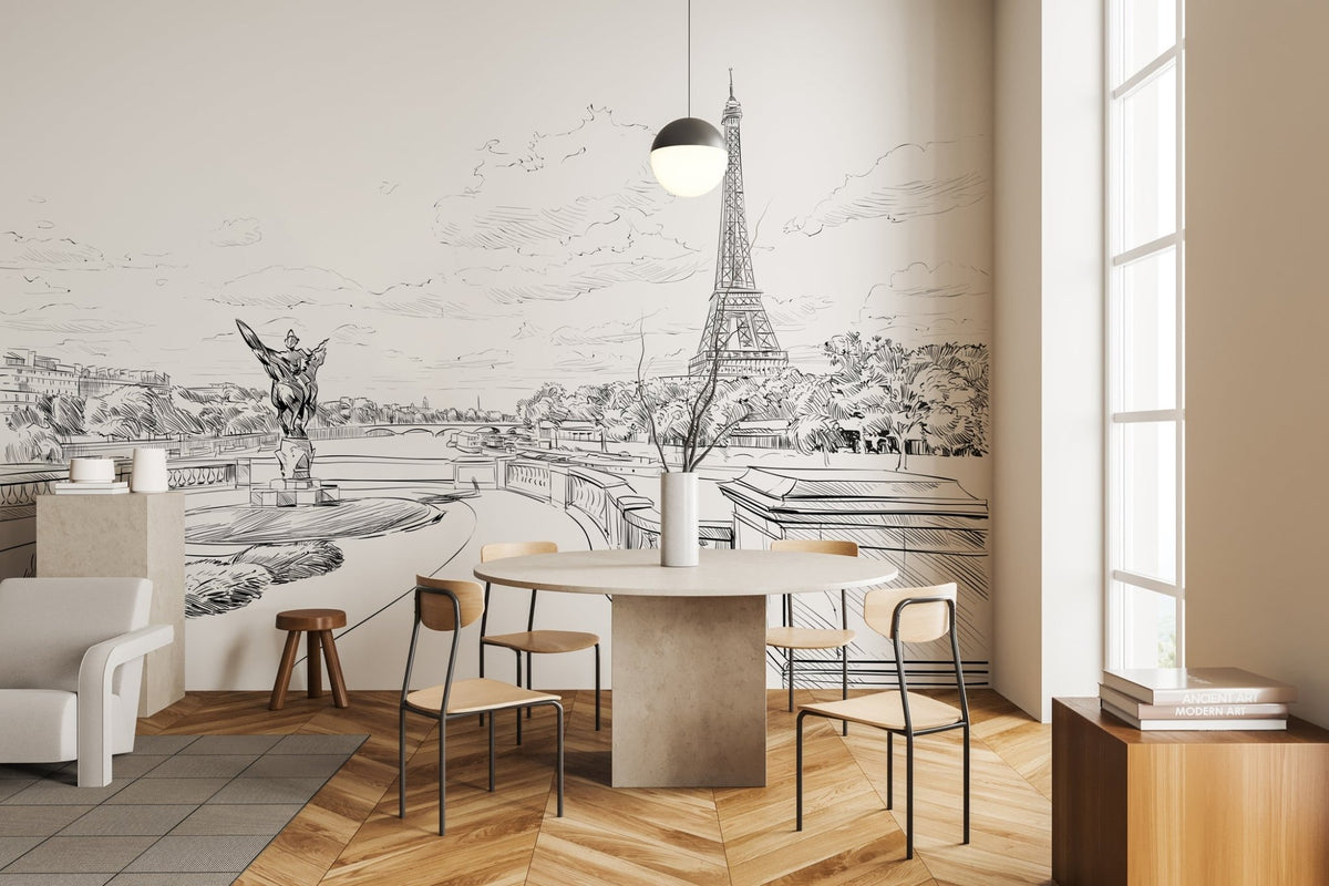 Wallpaper Bir Hakeim Bridge Wallpaper Eiffel Tower View