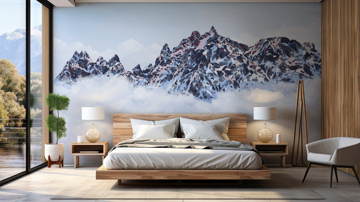 Mont Blanc Wallpaper Canvas of Cimes