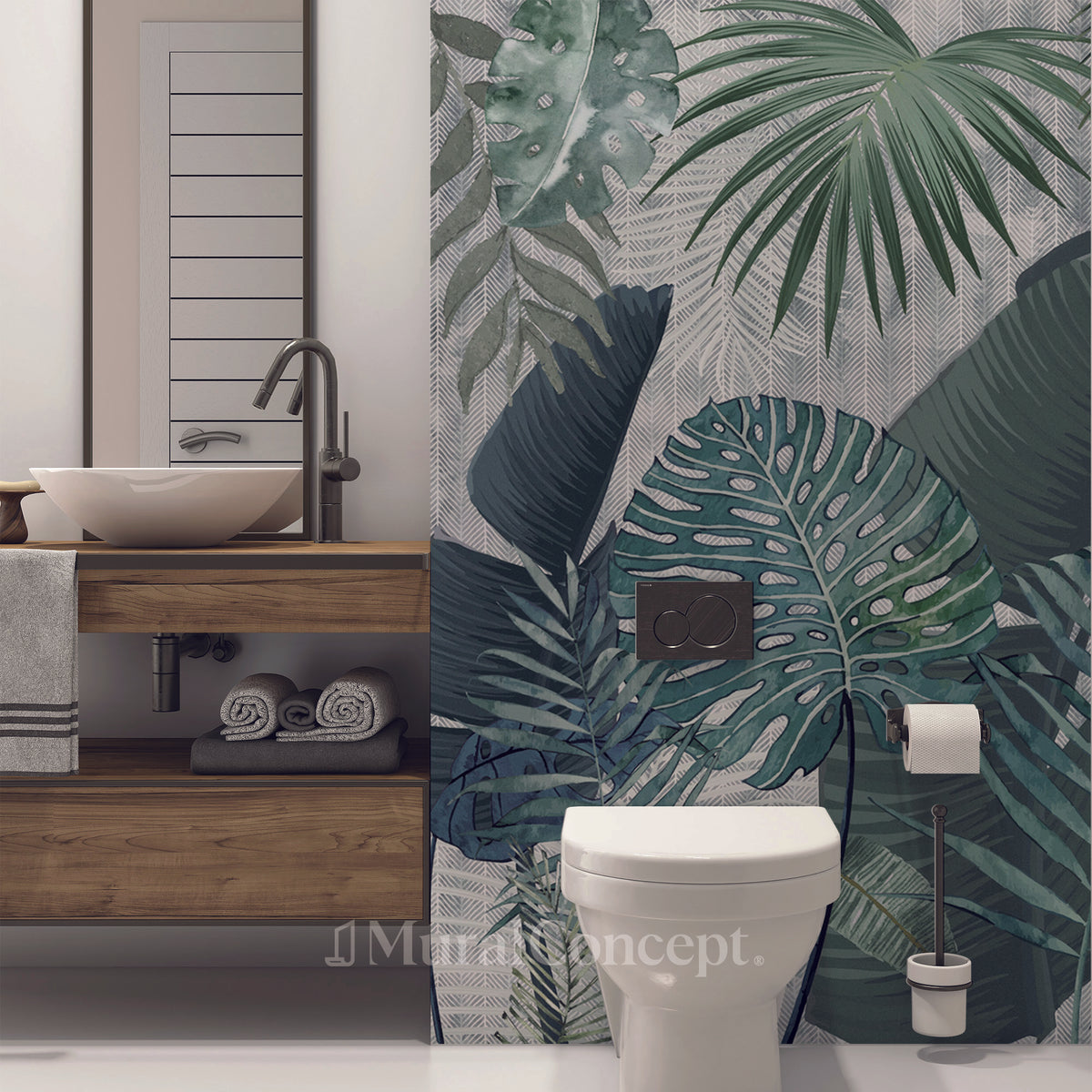 Papier peint toilette Jungle 2