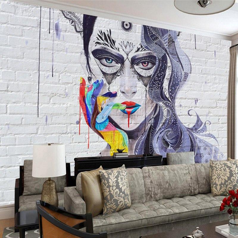 Papier peint Vintage Graffiti - papier peint sur mesure francais - muralconcept